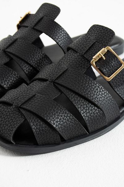 diya shoes Papuci de damă Shay Yoshi cu accesorii aurii și detaliu cataramă pentru centură