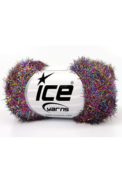 Ice yarns 8×25 جرام. لمعة معدنية 25 جرام، لون وردي معدني، تركواز، لون ذهبي مع...