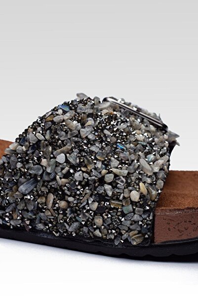 lady classy Γυναικείες Παντόφλες Άνετες Ορθοπεδικές με Πέτρινη Πόρπη