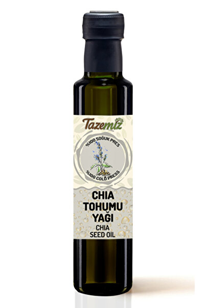 TAZEMİZ Chia Tohumu Yağı 250ml - Soğuk Pres