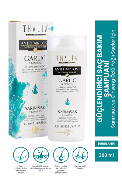 Thalia Güçlendirici Sarımsak Ve Ginseng Özlü Saç Bakım Şampuanı - 300 ml
