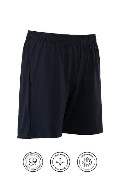 Tight Lady Men's 100% Cotton Black Combed Cotton Regular Fit Shorts with Pockets