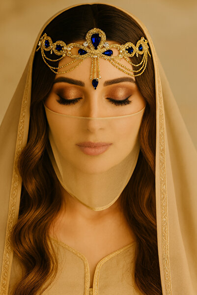 Kaftan Collection Bindalli kaftan i dodatak za kosu - dizajn za čelo