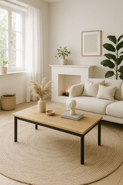 DEKOPRATİK - COZY ORTA SEHPA ATLANTİK ÇAM 110X55