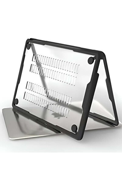 Alstrap MacBook Pro 13' A2338 A2251 A2289 A2159 A1989 A1708 Uyumlu Sert Kılıf - Darbe Emici Koruma Kapağı