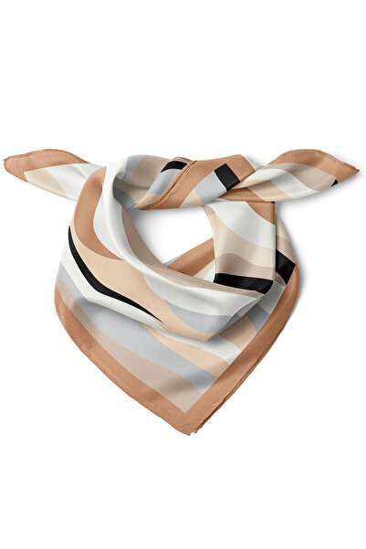 nehir eşarp Kıvrak Çizgi Desen Fular Bandana