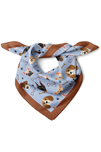 nehir eşarp Köpek Desenli Bandana