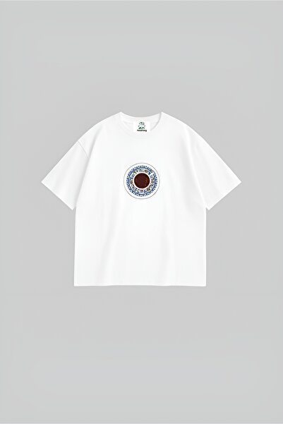 TRENDPUNKY TÜRK KAHVESİ TURKISH COFE Baskılı Y2K Oversize YAZLIK T-shirt