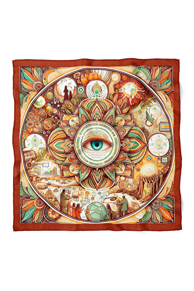 nehir eşarp Model mixt de bandană 70x70 cm