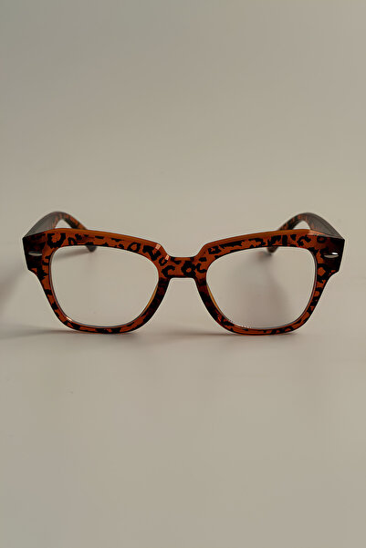 Eyesofia Unisex Vintage Leopard Blue Light Filter Glasses