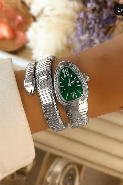 Crrju Snake Watch, Wrapped Watch, Women's Wristwatch