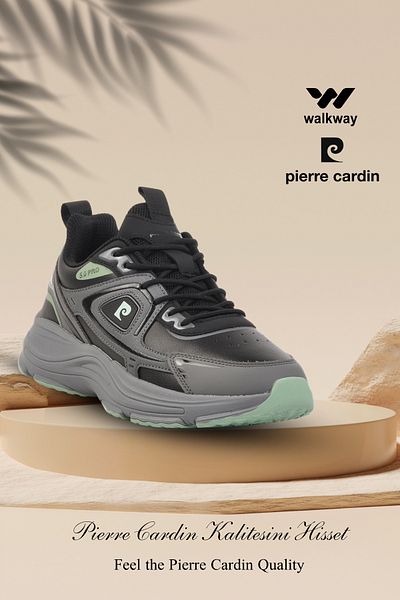 Pierre Cardin PCI-11065 Z Pantofi casual de damă negri, cu croiala îngustă