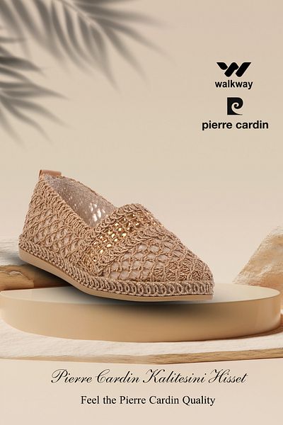 Pierre Cardin PC-54570 Balerini de damă Z Mink Straw Knit Stone