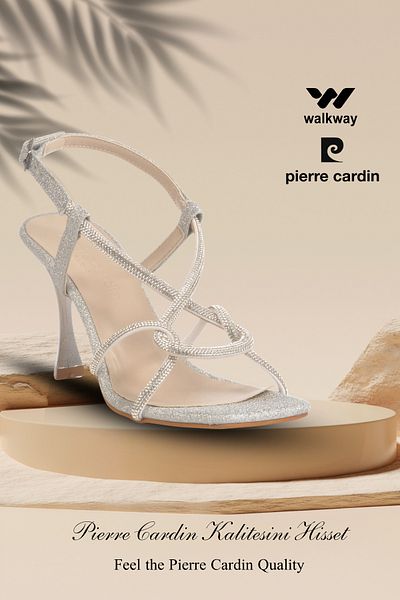 Pierre Cardin PC-54655 Z Silver Pantofi de seară de damă Stone