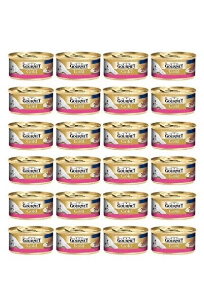Gourmet Purina Gold Kıyılmış Sığır Etli Konserve Yetişkin Kedi Maması 24 x 85 G