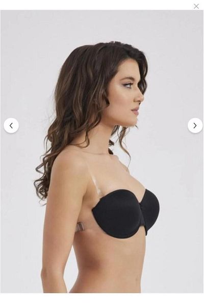 MOONLİGHT Sutien fără bretele pentru femei B Cup Backless Transparent 2136S