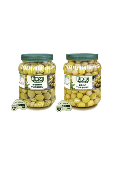 TURŞU DURAĞI Çağla Badem Turşusu 1 KG - Erik Turşusu 1 KG