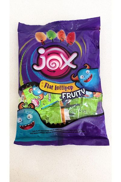 Durukan Şekerleme Jox Flat Lollipop - Fruity Candy