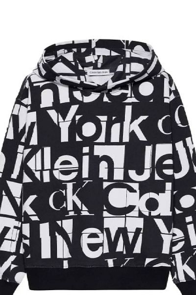 Calvin Klein White Logo Detailed Children's Sweatshirt