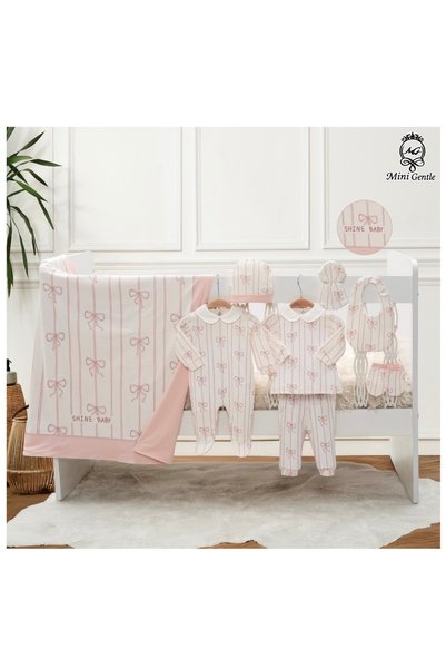 Baby shine 7-piece Turkish set with bows