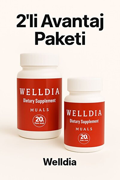 Well Welldia kapsül 20li Kapsül Prost Pro Caps 2'li Avantaj Paketi