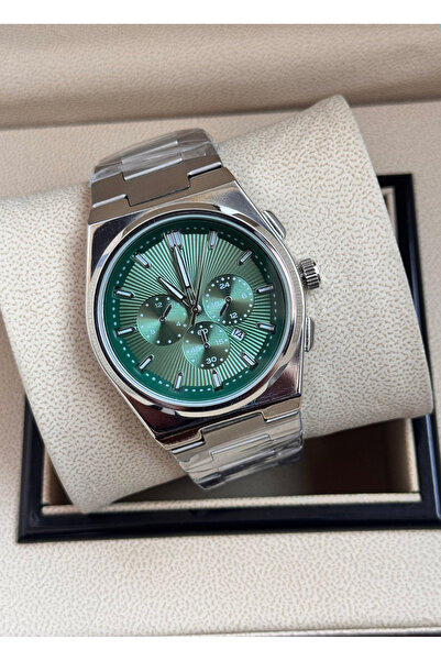 Tulpar Special Series Premium Steel Cord Calendar Men's Wristwatch with Bracelet Gift