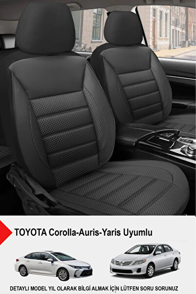 GM-DESIGN Speed ​​Jacquard Black Car Seat Cover (Toyota Corolla-Auris-Yaris C...