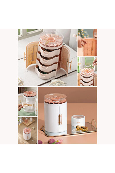 mucit home Çekmeceli Kapaklı Askılı Takı Mücevherat Bijuteri Aksesuar Düzenle...