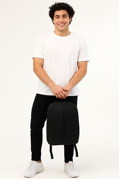 Çantacım Laptop Bag 15.6 Inch Black Notebook Backpack