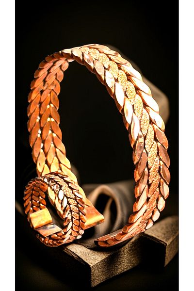 gulflower nude 100% Raw Copper Lileklik Handmade Braided Luxury Model Copper Very Useful for Health