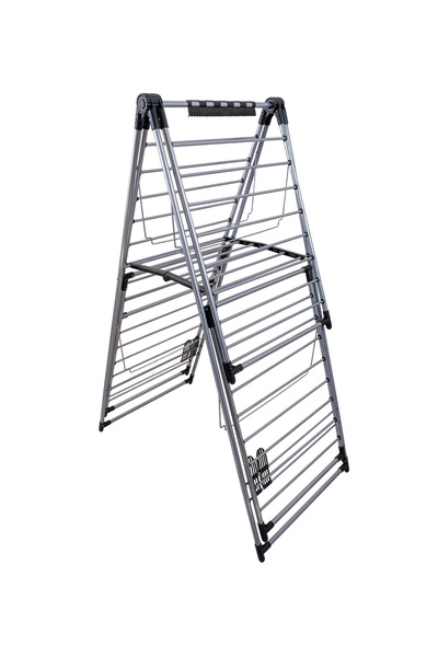 Cıngıllıoğlu Cc-405 Crystal Lux Çift Katlı Alüminyum Borulu Çamaşır Kurutma Askısı