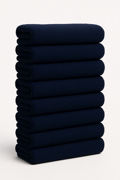 Elaganya prosop sport albastru bleumarin anti-pete pentru salon de coafura prosop hotel barbier 50x90 cm 8buc