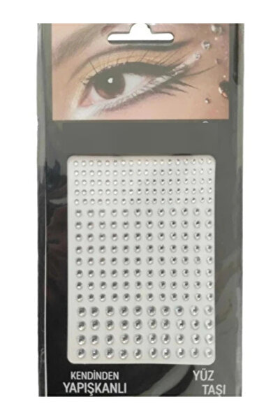 Acarlar Ticaret 48 Adet Kendinden Yapışkanlı Tırnak Yüz Ve Göz Süsleme Taşı Seti