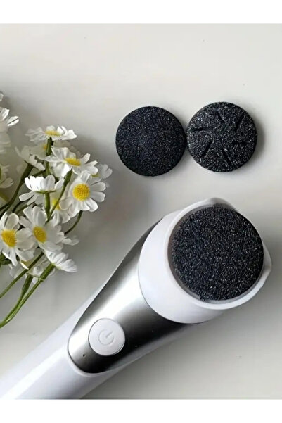 NaturalCharm Ayak Temizleyici İçin 1 Adet Siyah Yuvarlak Yedek Zımpara Başlığı – Kolay Takılır, Uzun Ömürlü