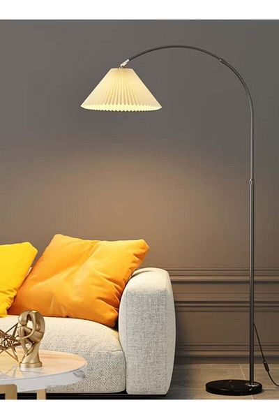 Generic مصباح أرضي DIDA Nordic Tricolor LED قابل للتعتيم، بسيط، 180 درجة، متعدد الزوايا، قابل للتعديل، قائم