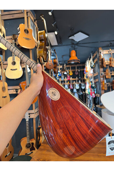 PENA MÜZİK Kısa Sap Tam Profesyonel Özel Tasarım Paduk Bağlama 38 Tekne Jak g...