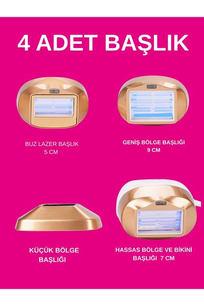 hoppo X100 Ipl Buz Lazer Epilasyon Cihazı Sınırsız Atım 10 Kademe Ultra Güçlü