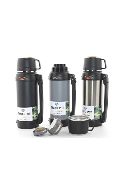 Genel Markalar Paslanmaz Çelik Çift Katmanlı Termos 1.2 Lt Alk2307