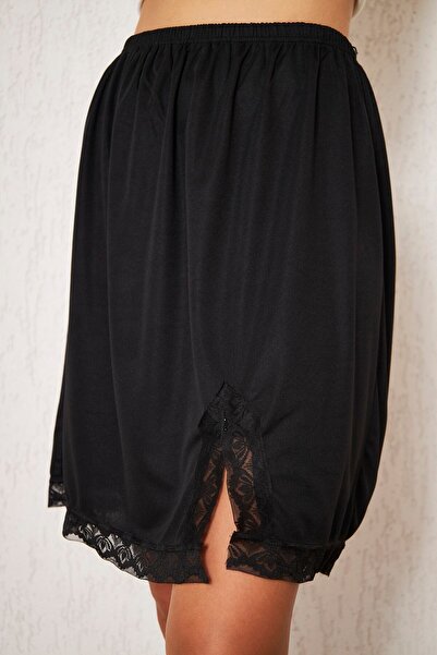 comstar Underskirt Black Slit Underskirt Lining, Underskirt Lining, Underskirt Lining, Lining, Skirt Lining