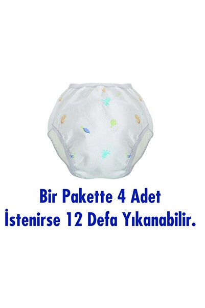 Sevi Bebe Pamuk Pedli Alıştırma Külodu (4 Adet) ART-259 Orjinal