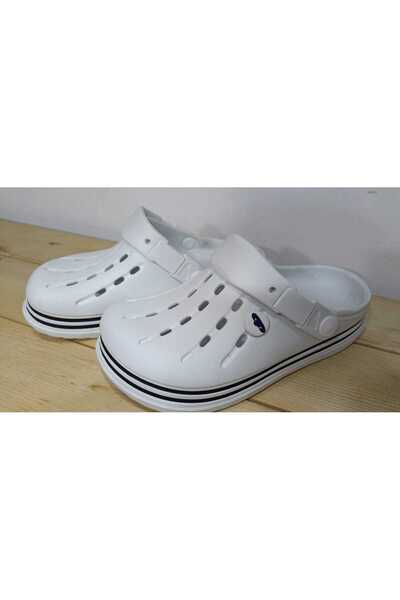 Akınal Bella YENİ SEZON CROSS MODEL RAHAT TABAN ÇOCUK BEYAZ RENKLİ TERLİK