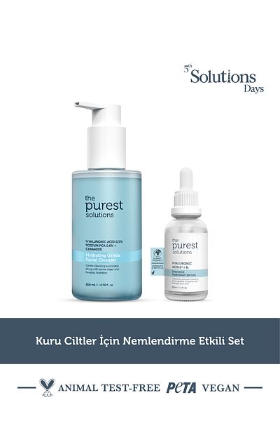 The Purest Solutions Set eficient de hidratare pentru ten uscat