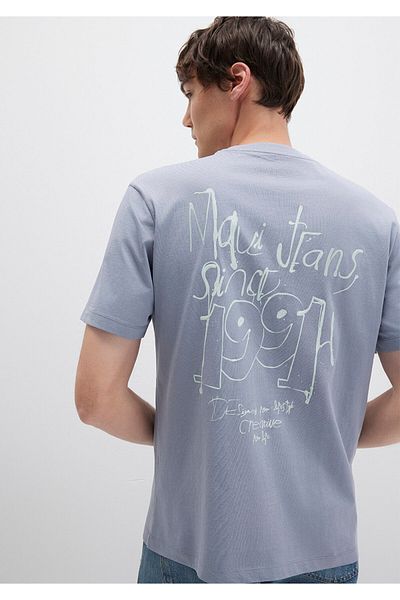 Mavi 1991 Printed T-Shirt Loose Fit / Loose Relaxed Fit 0612908-86584