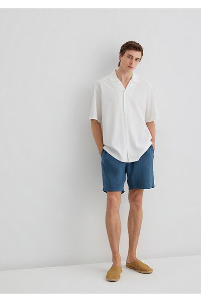 Mavi Linen Shorts 0410103-89798