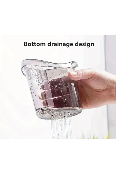 ARVALE Set of 3 Bear Figured Toothbrush Holders | Adhesive Wall Sticking Bathroom Organizer