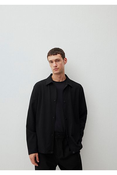 Mavi Cămașă neagră Loose Fit / Loose Comfortable Fit 0211280 -900