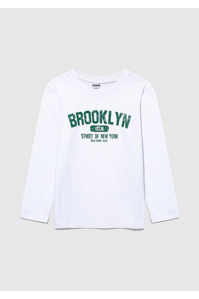 Mavi Tricou alb imprimat Regular Fit 6610223 -620