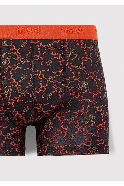 Mavi Black Printed Boxers - 0911636 -900