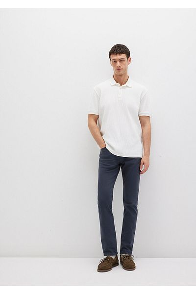 Mavi Marcus Blue Washed Comfort Gabardine Trousers0035132609