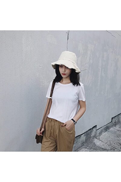 KHAJUL قبعة دلو صيفية كاجوال، إكسسوار أنيق للنساء، قبعة ناعمة للحماية من الشم...